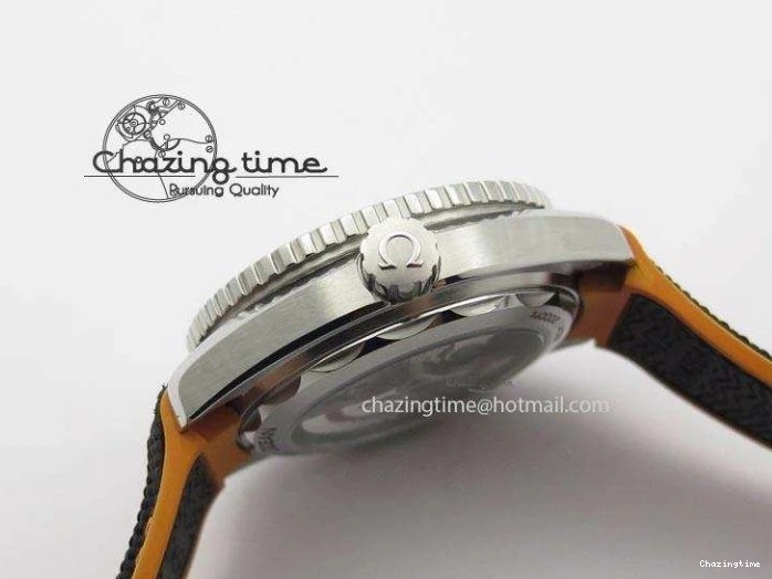 0102 ComfortFit 2016 Planet Ocean 45mm SS JHF Gray Dial On Nylon Strap A 8226